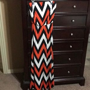 Women’s Strapless Maxi Dress. EUC!